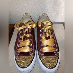 Burgundy Converse